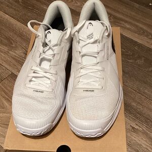 HEAD Men's White Athletic Shoes with Black Details